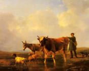 Crossing The Marsh - 尤金·约瑟夫·维保盖文